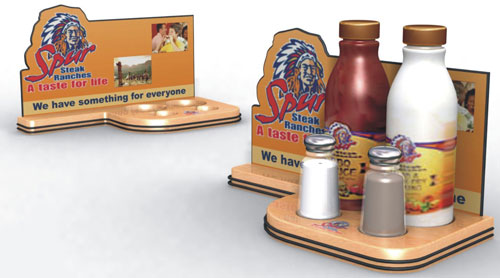 Spur Condiments Holder